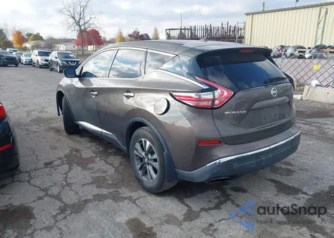 2016 Nissan Murano S from USA, damaged, VIN 5N1AZ2MG6GN123372